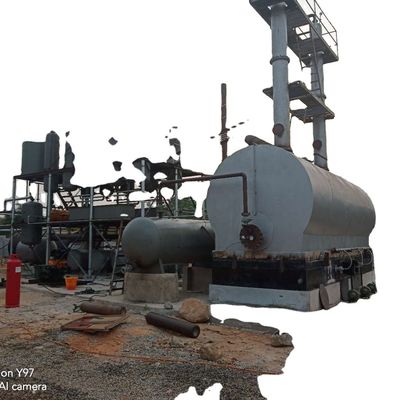 Heating Petroleum Oil Refining To Diesel Gasoil Gasoline For Production
