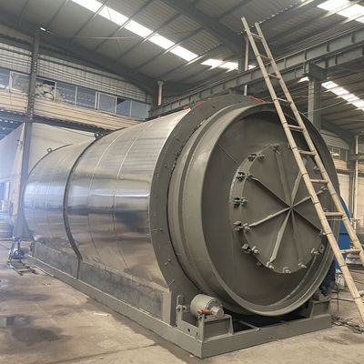 Continuous Waste Plastic Tyre Pyrolysis To Oil Machine With Reactor