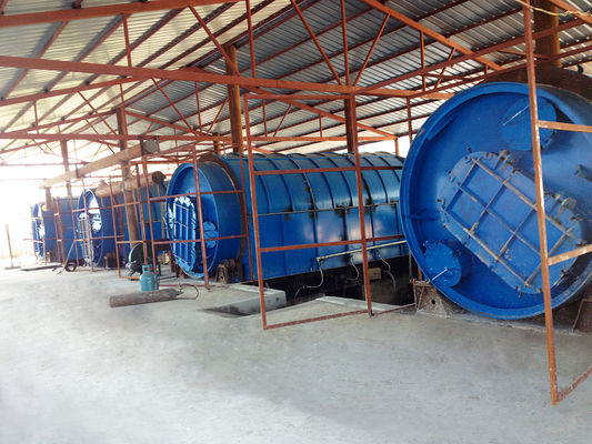 Waste to Diesel Gasoline Oil Production Line for Pyrolysis and Distillation System