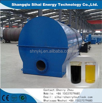 Energy Mining Industry Waste Tire to Diesel Distillation Machine with 5-10ton Capacity