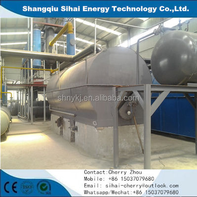 Energy Mining Industry Waste Tire to Diesel Distillation Machine with 5-10ton Capacity