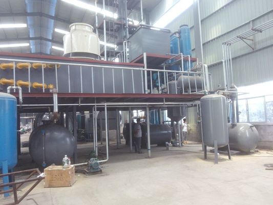 Used Oil Re Refining System For Recycling Black Engine Oil Eco Friendly