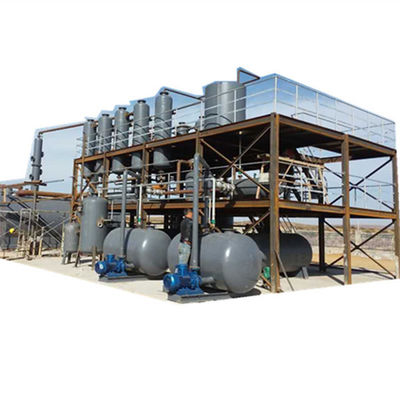 Vacuum Waste Oil Recycling to Diesel Distillation Plant 7.2-9 Tons Output in 24 Hours
