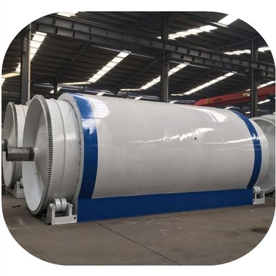 300 Square Meters Area Needed for Waste Tire and Plastic to Fuel Oil Pyrolysis Machine