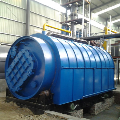 300 Square Meters Area Needed for Waste Tire and Plastic to Fuel Oil Pyrolysis Machine