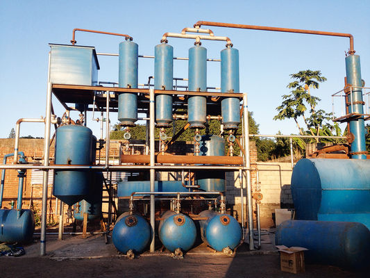 300 Square Meters Area Needed for Waste Tire and Plastic to Fuel Oil Pyrolysis Machine