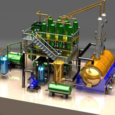 Directly Heated 25KW Waste Oil Distillation Machine to Convert Crude Oil into Diesel