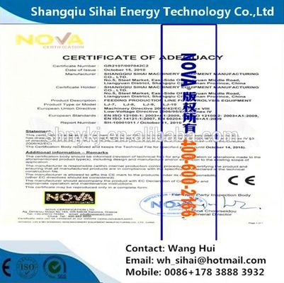 Standard Waste Sludge Oil Recycling to Diesel Distillation Plant 24hours Output 9-13.5tons Diesel