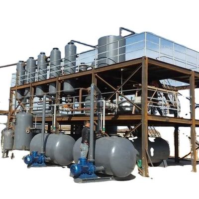 Continuous Distillation and Purification of Waste Engine Oil for Reuse in Reclamation