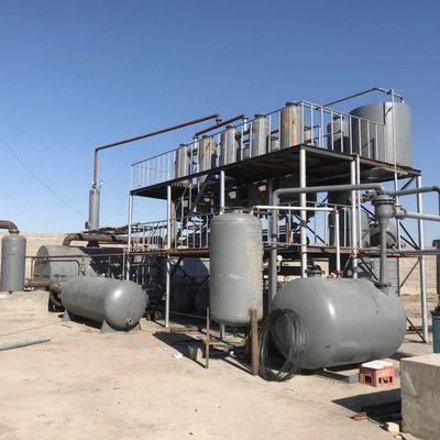 Continuous Vacuum System Used Motor Car Oil Refining Plant for Recycling Waste Oil