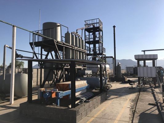 Black Engine Oil Recycling Plant For Diesel Oil Transformation