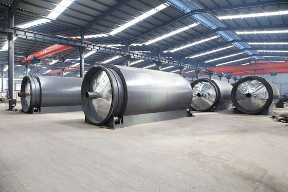 Engineer Guided Installation Pyrolysis Plant for Recycle Waste Tire Tyre Plastic Sludge