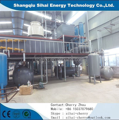 Fully Automatic Crude Oil Refinery Plant with 30 Ton Capacity and 380v/50hz Voltage