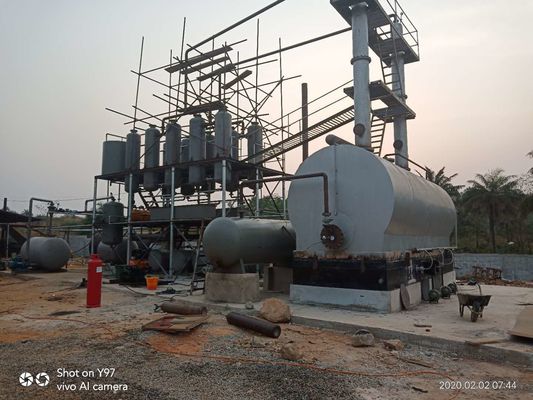 Fully Automatic Continuous Crude Petroleum Refinery For Diesel Energy