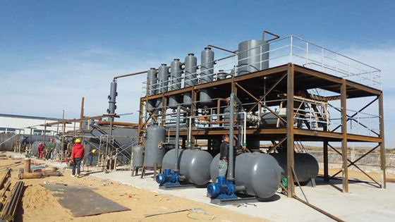 Fully Automatic Continuous Crude Petroleum Refinery For Diesel Energy