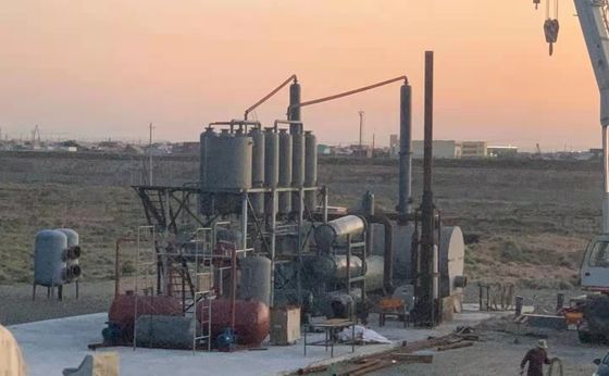 Light Crude Oil LCO Vacuum Distillation Machine 24hours Oil Output 7.2-9tons Diesel