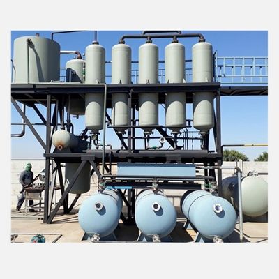16kw Q245 Steel Used Engine Oil Recycling Refinery Machine For Making Diesel Fuel