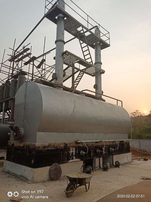 Q245R Boiler Steel Pyrolysis Plastic Oil Refinery Distillation Plant