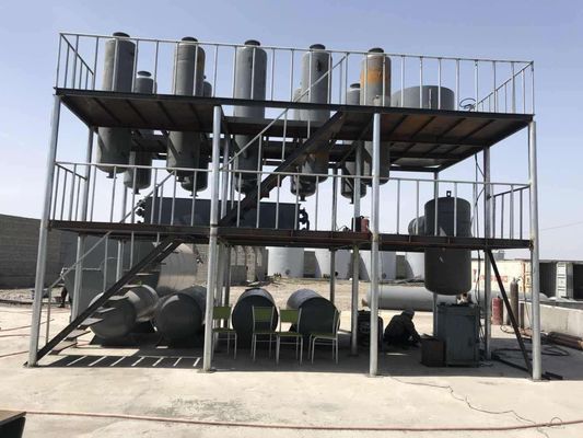 16KW Continuous Tyre Oil to Diesel Refinery Distillation Machine for Diesel Production