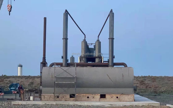 Q245 Steel Used Oil Refinery Distilling Machine For Diesel Fuel Base Oil Production