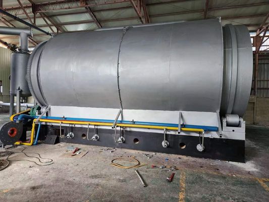 Transforming Waste into Oil Fuel Energy Batch Rotating Pyrolysis Machinery for Recycling