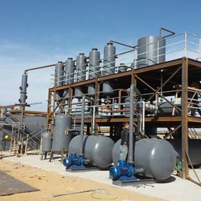 Recycle Waste Engine Oil to Diesel and Base Oil with 380v/50hz Distillation Equipment