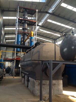 Waste Tyre Plastic Pyrolysis Oil To Diesel Distillation Equipment