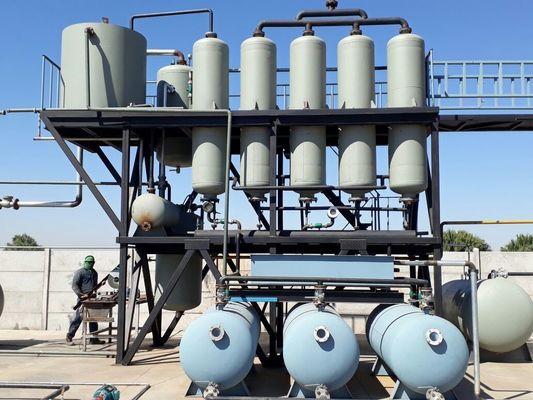 Waste Tyre Plastic Pyrolysis Oil To Diesel Distillation Equipment