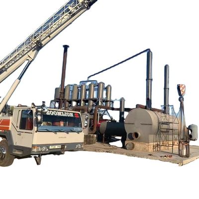 Recycle Used Engine Oil Into Diesel 30 Kg Distillation Plant For Food Beverage