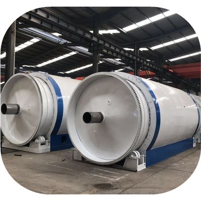 Q245R Boiler Steel Material Pyrolysis Machine for Converting Waste to Fuel Oil Energy