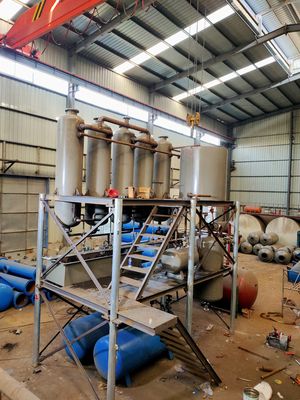 Heating Method Distillation Equipment Tyre Pyrolysis Oil To Diesel Waste Oil