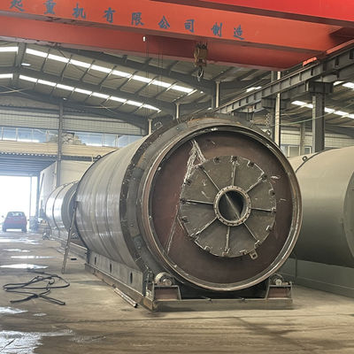 15.5kw Type Small Scale Waste Tyre Plastic Rubber Pyrolysis Plant For Fuel Production