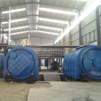 Pyrolysis Technology Converting Plastic Into Fuel Oil With 5.5 Ton Capacity