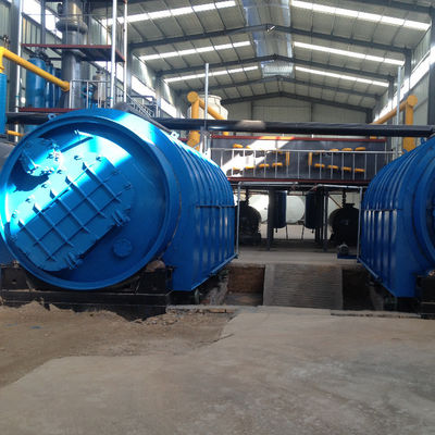 12tons per day Waste Tire Rubber Plastic Pyrolysis Plant for Fuel Oil Energy Production