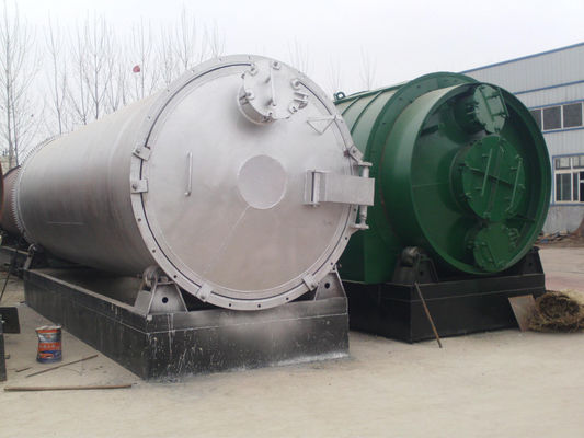 12tons per day Waste Tire Rubber Plastic Pyrolysis Plant for Fuel Oil Energy Production