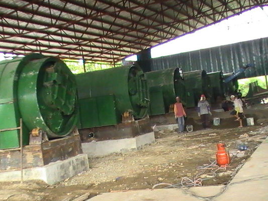 12tons per day Waste Tire Rubber Plastic Pyrolysis Plant for Fuel Oil Energy Production