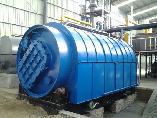 SIHAI Recycling Pyrolysis Plant Converting Waste Tire Rubber Plastic into Fuel Energy