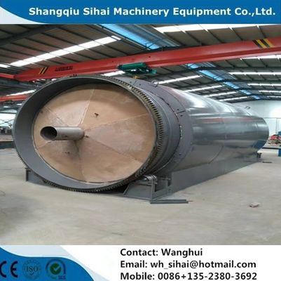 380V Used Plastic Tyres Recycling Machine For Fuel Oil Carbon Black Directly Heating