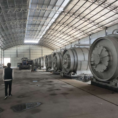 Energy Mining 30 ton per day full continuous waste rubber tyre pyrolysis oil plant