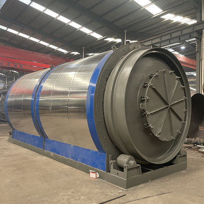 Semi-continuous Waste Tyre Plastic Pyrolysis Plant with 380V/50HZ Voltage at Affordable