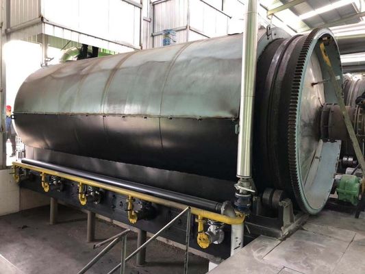 Semi-continuous Waste Tyre Plastic Pyrolysis Plant with 380V/50HZ Voltage at Affordable