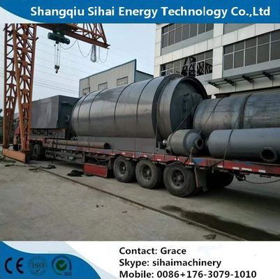 300sq meters Area Required Tire Pyrolysis Plant with Advanced Features