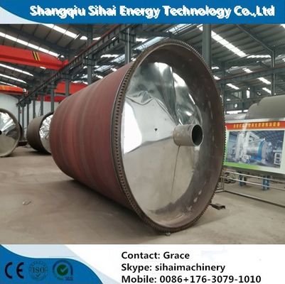 300sq meters Area Required Tire Pyrolysis Plant with Advanced Features