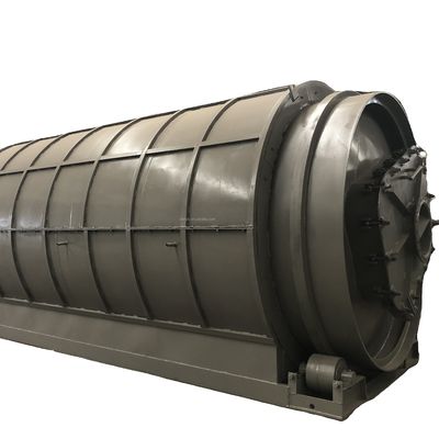 Top- Waste Plastic Tyre to Fuel Oil Recycling Pyrolysis Machine for Final Product Steel Wire