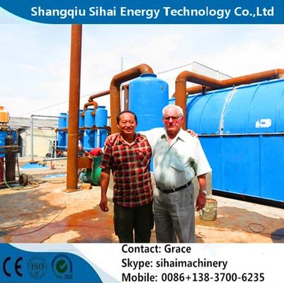Direct Heating Output Capacity 15 Tons Waste Tire Pyrolysis Plant for Tire Recycling
