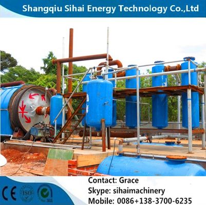 Direct Heating Output Capacity 15 Tons Waste Tire Pyrolysis Plant for Tire Recycling