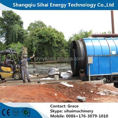 Free Installation Waste Tyre Recycle to Diesel Pyrolysis Plant for Diesel Production