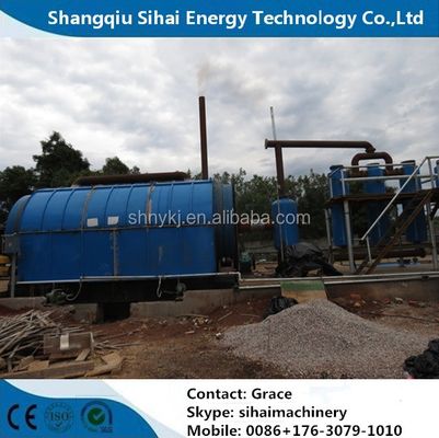 Free Installation Waste Tyre Recycle to Diesel Pyrolysis Plant for Diesel Production