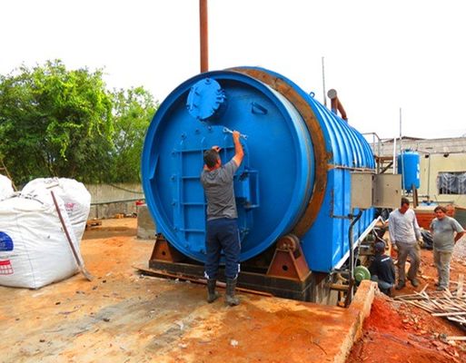 12 Tons Capacity Scrap Tire Pyrolysis Plant for Sustainable Resource Utilization