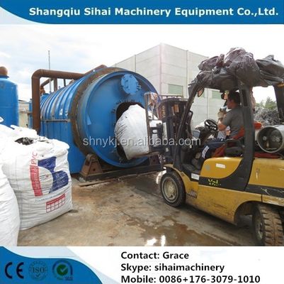 12 Tons Capacity Scrap Tire Pyrolysis Plant for Sustainable Resource Utilization
